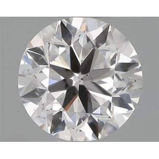 0.40 Carat Round E SI2 VG EX GIA Natural Diamond