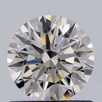 0.70 Carat Round J VVS2 EX GIA Natural Diamond