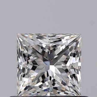 0.54 Carat Princess F VVS1 - VG GIA Natural Diamond