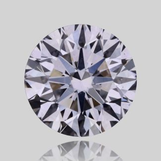 0.74 Carat Round D SI1 EX GIA Natural Diamond