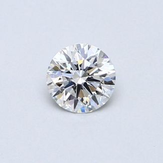 0.34 Carat Round D VS2 EX VG GIA Natural Diamond