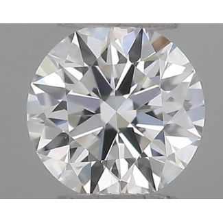 0.21 Carat Round F VVS2 EX GIA Natural Diamond