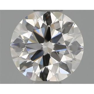 0.40 Carat Round H VVS1 EX GIA Natural Diamond