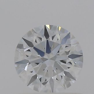 0.61 Carat Round D VVS1 EX GIA Natural Diamond