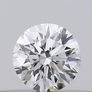 0.17 Carat Round D VVS2 EX GIA Natural Diamond