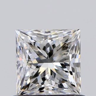 0.70 Carat Princess H VVS2 - EX VG GIA Natural Diamond