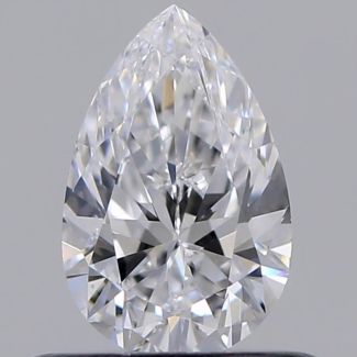 0.50 Carat Pear D SI1 - EX GIA Natural Diamond