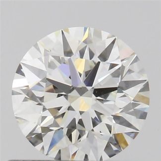 0.59 Carat Round H VS2 EX GIA Natural Diamond