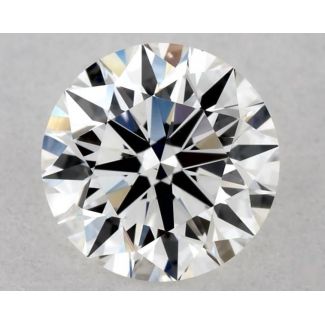 0.53 Carat Round G VS1 EX GIA Natural Diamond