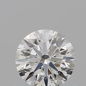 0.44 Carat Round G VVS2 EX GIA Natural Diamond