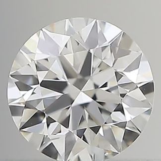 0.40 Carat Round F VS2 EX VG GIA Natural Diamond