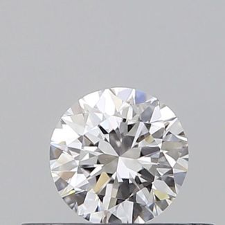 0.3 Carat Round D VVS2 VG EX GIA Natural Diamond