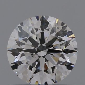 0.75 Carat Round E SI1 EX GIA Natural Diamond