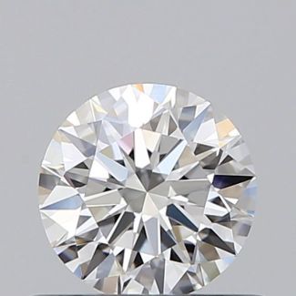 0.46 Carat Round E VVS1 EX GIA Natural Diamond