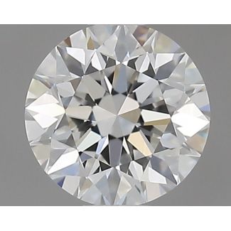 0.5 Carat Round G VVS2 EX GD GIA Natural Diamond