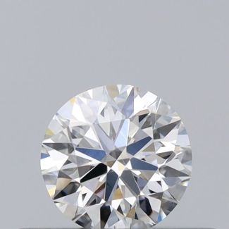 0.31 Carat Round G VVS1 EX VG GIA Natural Diamond