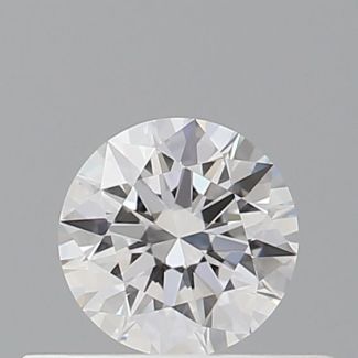 0.36 Carat Round D VVS1 EX GIA Natural Diamond