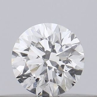 0.18 Carat Round G SI2 EX VG GIA Natural Diamond