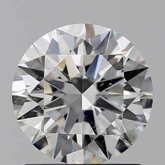 1.01 Carat Round H SI2 EX GIA Natural Diamond