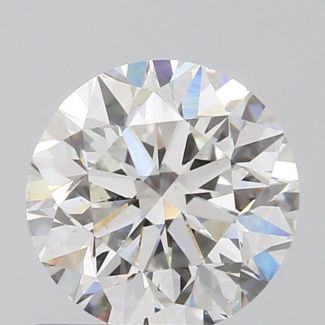 0.91 Carat Round G SI1 VG EX GIA Natural Diamond