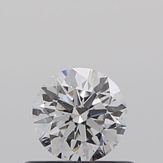 0.41 Carat Round D SI1 EX VG GIA Natural Diamond