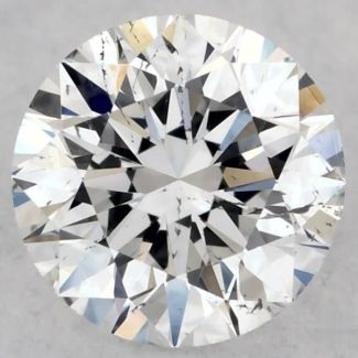 0.27 Carat Round E SI2 EX GIA Natural Diamond