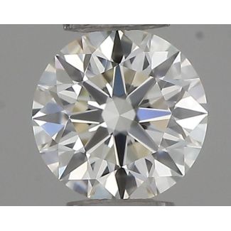 0.2 Carat Round H VVS1 EX IGI Natural Diamond