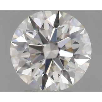 0.32 Carat Round H VS1 EX IGI Natural Diamond