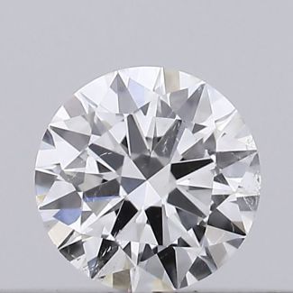 0.18 Carat Round D SI2 EX GIA Natural Diamond