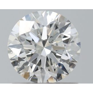 0.8 Carat Round I SI2 EX VG GIA Natural Diamond