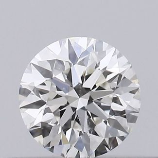 0.19 Carat Round G SI1 VG EX GIA Natural Diamond