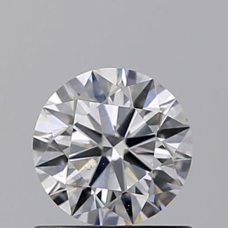 0.65 Carat Round E VS2 EX GIA Natural Diamond