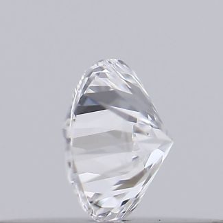 0.18 Carat Round D VVS2 EX GIA Natural Diamond