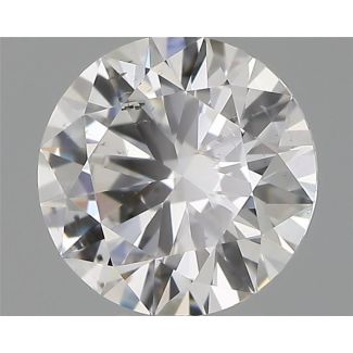 0.45 Carat Round E SI2 EX IGI Natural Diamond