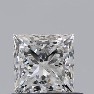 0.50 Carat Princess E SI1 - VG GIA Natural Diamond