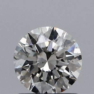 0.83 Carat Round J VS2 EX GIA Natural Diamond