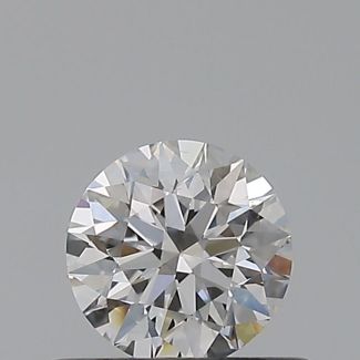 0.4 Carat Round F SI1 EX GIA Natural Diamond