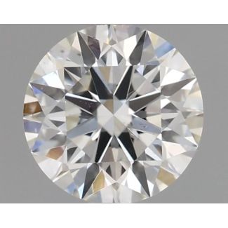 0.5 Carat Round I VS2 EX GIA Natural Diamond