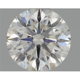 0.72 Carat Round F SI2 EX GIA Natural Diamond