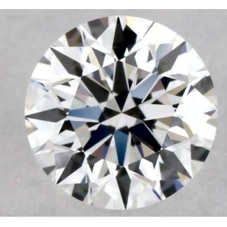 0.32 Carat Round D VVS2 EX GIA Natural Diamond