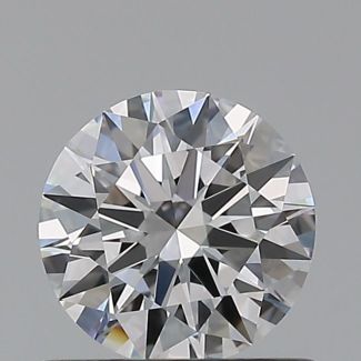 0.57 Carat Round D VVS1 EX GIA Natural Diamond