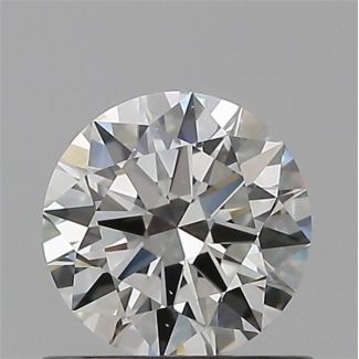 0.55 Carat Round H VS2 EX GIA Natural Diamond