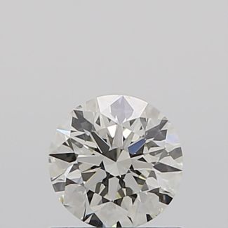 0.57 Carat Round J VS1 EX GIA Natural Diamond