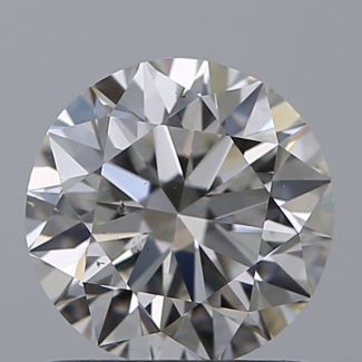 1.00 Carat Round I SI1 EX GIA Natural Diamond