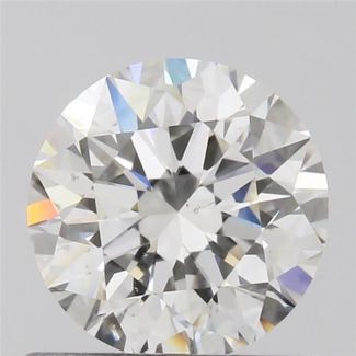 0.70 Carat Round G VS2 EX VG GIA Natural Diamond