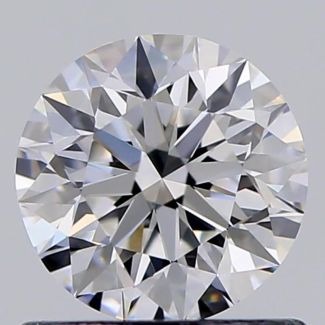 0.70 Carat Round E VVS1 EX GIA Natural Diamond