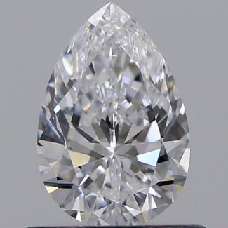 0.60 Carat Pear D VS1 - EX VG GIA Natural Diamond