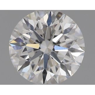 0.63 Carat Round E VS1 EX GIA Natural Diamond