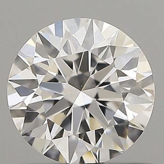 0.57 Carat Round F IF EX GIA Natural Diamond