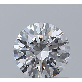 0.54 Carat Round E VS1 EX GIA Natural Diamond